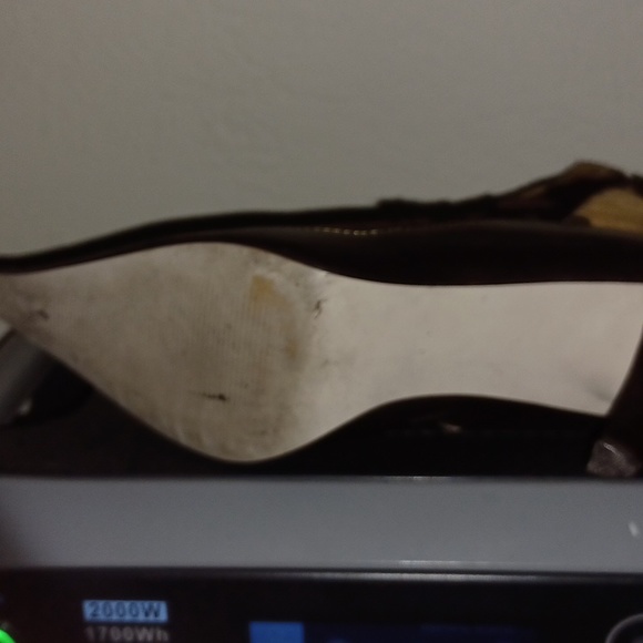 Women's mid calf boots, brown multi, suede, leather and cowhide - Picture 9 of 11